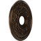 Ekena Millwork Baltimore PVC Medallion (Canopies up to 6 1/2"), 16"OD x 3 1/2"ID x 1"P, Metallic Antique Brass CMP16BACAB - alternate 4